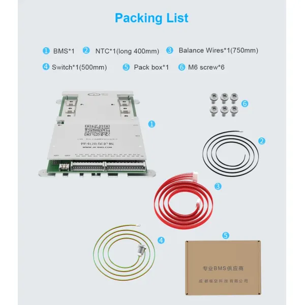 B2a24s30p 24s 300A 2A Smart Active Balance LiFePO8 LFP Li-Lon PCB Electric Car Charging Station Control Board Jk BMS