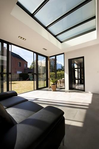 RAL Anodizing 450pa 2mm Prefabricated Glass House