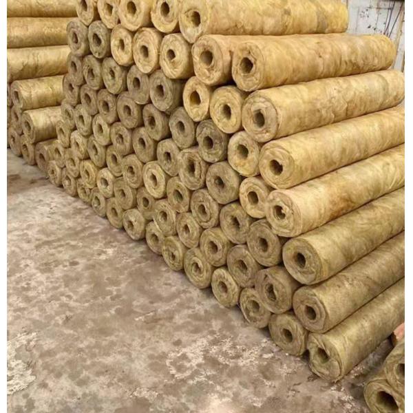 Cinema Sound Absorbing Rock Wool Tube Pipe 10cm Thick Yellow