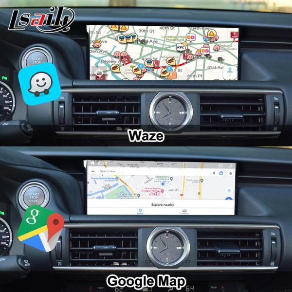 Lexus Android Screen Android 13 Multimedia Display 8 Núcleo Qulcomm para LEXUS IS200T IS300H IS350 Apoyo al control del joystick, YouTube, Google Play, CarPlay