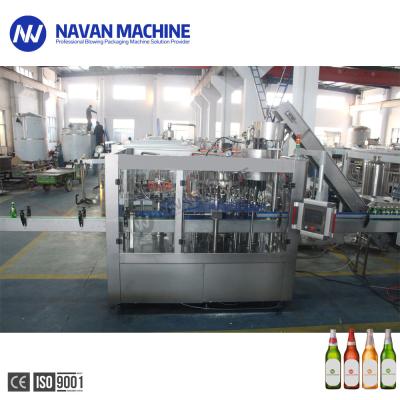 Auto Beer Filler Machine Stainless Steel 304 18 Heads Balanced Pressure Beer Filling Machine