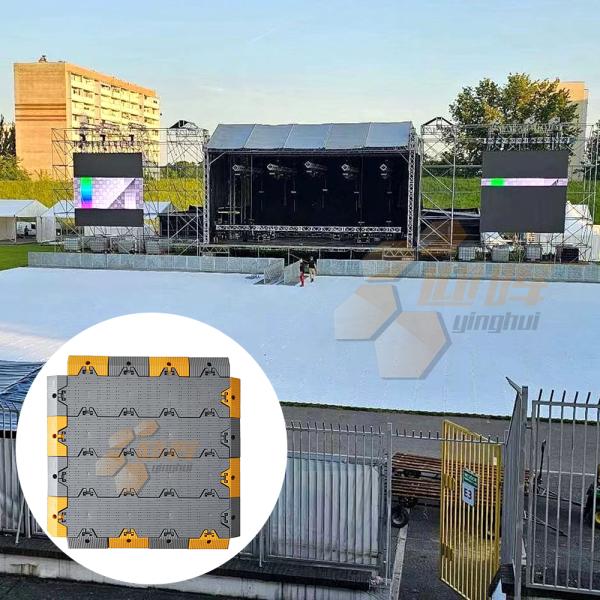 Anti Slip Modular Portable Event Flooring Plastic Tent Party Wedding Activity Flooring