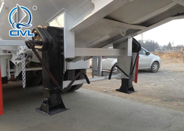 40T-60T Bulk Cement Tank Semi Trailer Powder Material Transporter