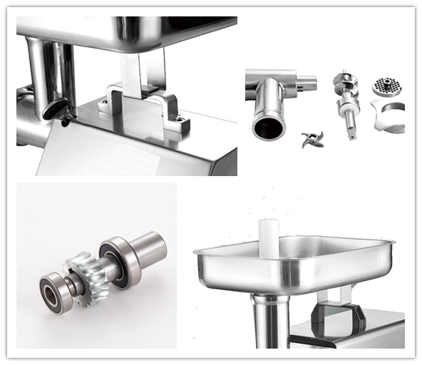 Heavy Duty Food Preparation Equipments , Stainless Steel Electric Meat Mincer