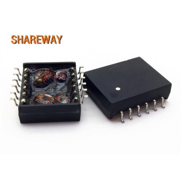 Трансформатор LAN Shareway высоковольтный с магнитной частью 7490140122B креста PIN SMD 12