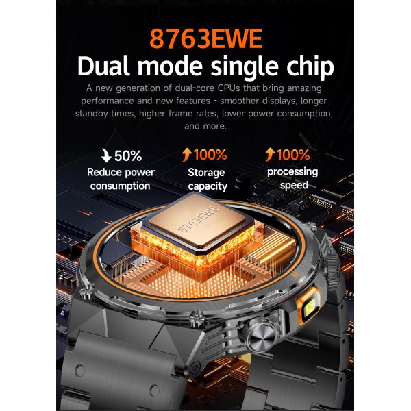 AK81 Smart Watch for Sports IP68 Waterproof 1.46