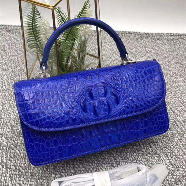 Fashion Genuine Crocodile Leather Women Small Mini Handbag Lady Purse Authentic Alligator Skin Female Cross Shoulder Bag