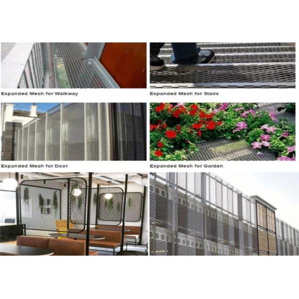 Отверстие ячеистой сети 10мм-200мм ячеистой сети потолка декоративной 316 расширенное нержавеющей сталью