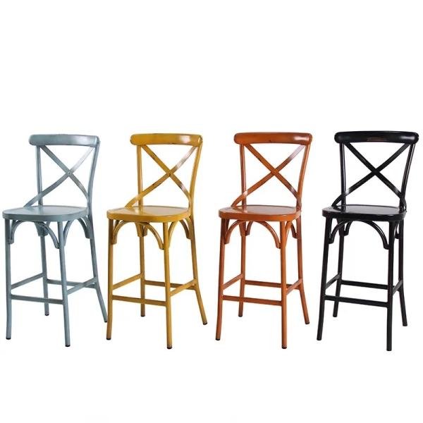 Stackable PP Plastic Bar Stools for Commercial and Outdoor Use