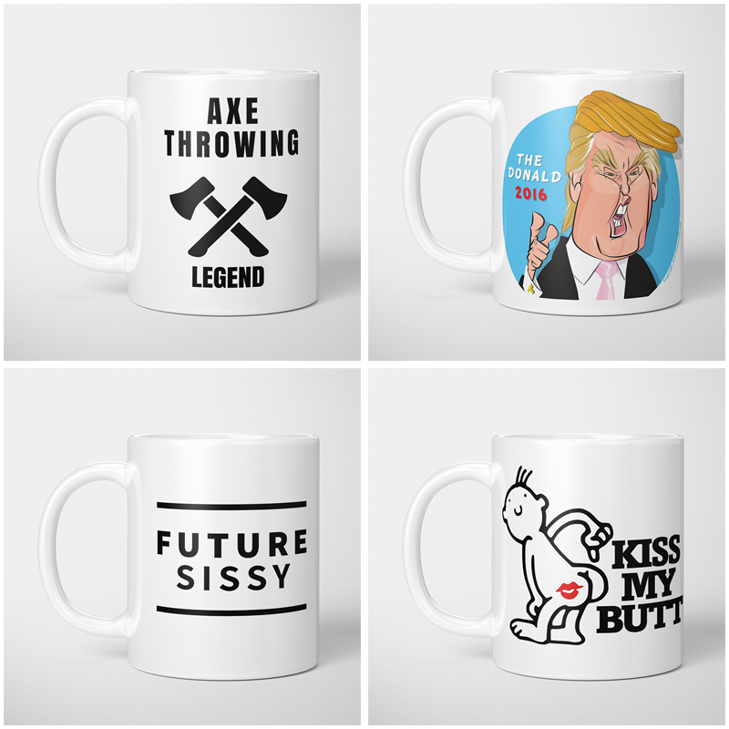 Письма на заказ Забавные чашки для кофе и милые кружки и кружки Керамические чашки творческие чашки