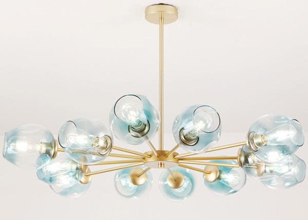 lumière pendante en verre moderne de 75*15cm