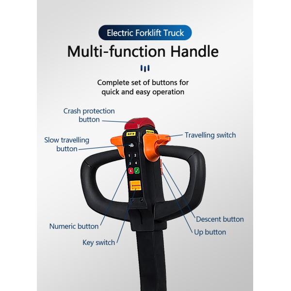 SOHE 1-3t Electric Pallet Truck with Scale and Label Printing  ODM LED Display