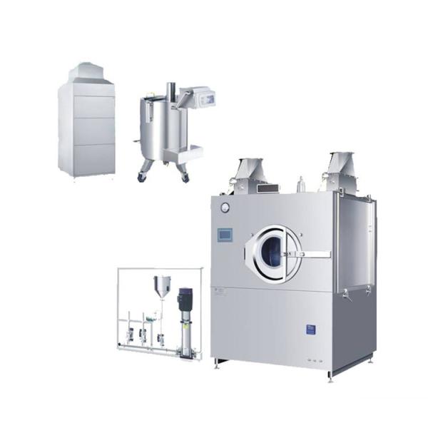 Máquina de revestimento de aço inoxidável do filme do açúcar da porca com serviço do tempo da longa vida
