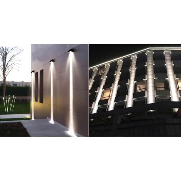 24W LED Beam Wall light spot light ultra long distance outdoor waterproof light column Roman column super bright outdoor