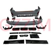 Car Bodykit Front And Rear Bumper Lip For Toyota Alphard 2015-2018
