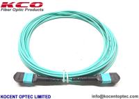 12fo 24fo Multimodo OM3-300 Elite IL MPO MTP Cordón de parche óptico femenino