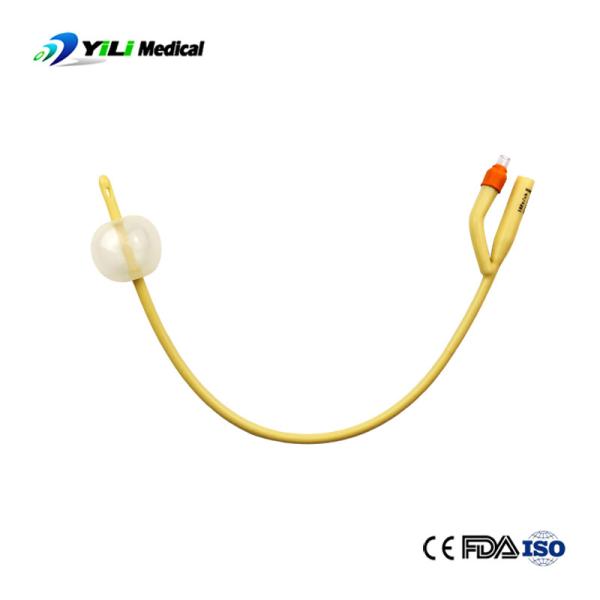 Obstetrics Surgery 2 Way Urinary Catheter , Multifunctional Urine Catheter Silicone