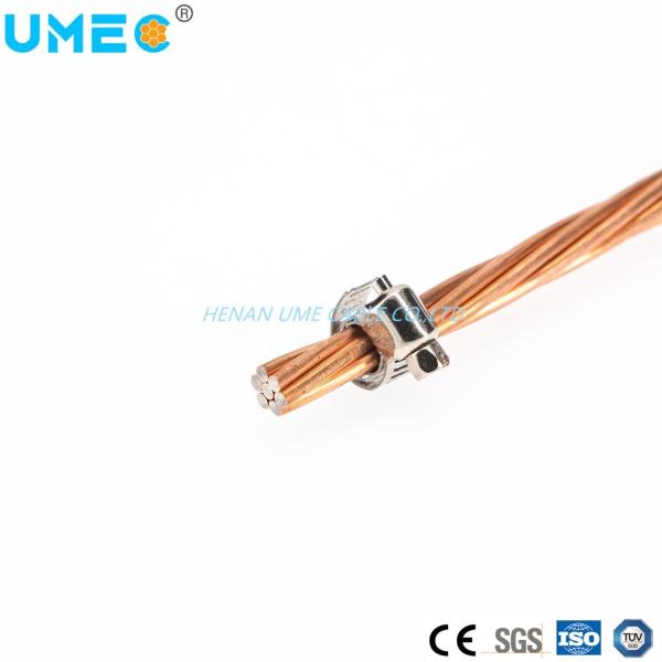OEM aceito Indústria de fios de cabo coaxial Condutor nu Cobre revestido de aço CCS