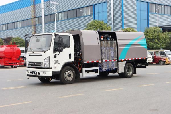 Pure Electric Energy Type Mounted Guardrail Cleaning Machine Efficiently Maintaining Road Safety with Zero Emissions