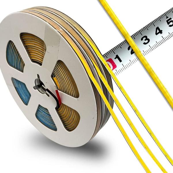3MM Width Super Narrow COB LED Strip 400Leds/m Ice Blue 5m Longer Lifespan Custom Illumination