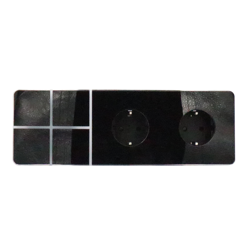 Luxury Aluminum Panel Multi Function Electrical European Wall Switch and Socket Full Touch-senstive Switch for Home Automation
