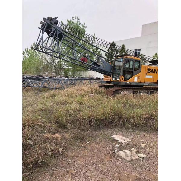 Building Material Shops in Need of SCC550E Used Crawler Crane for Big Projects