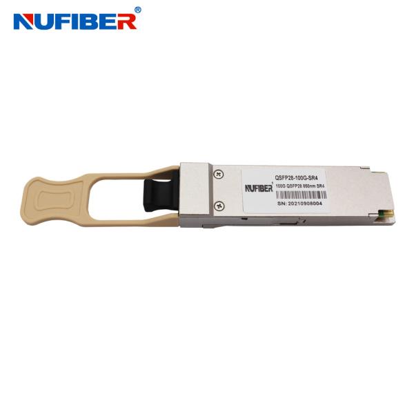 850nm 100m 100G QSFP28 SR4 MPO Optical Transceiver QSFP Module