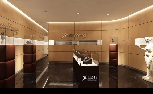 jewellery shop furniture,3d rendering jewellery shop design,jewellery shop fitting