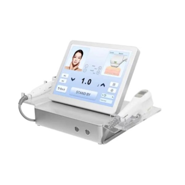 Dual Handles 7D Hifu 2 in 1 Eyes Lifting Skin Anti Aging 7D Slimming Machine