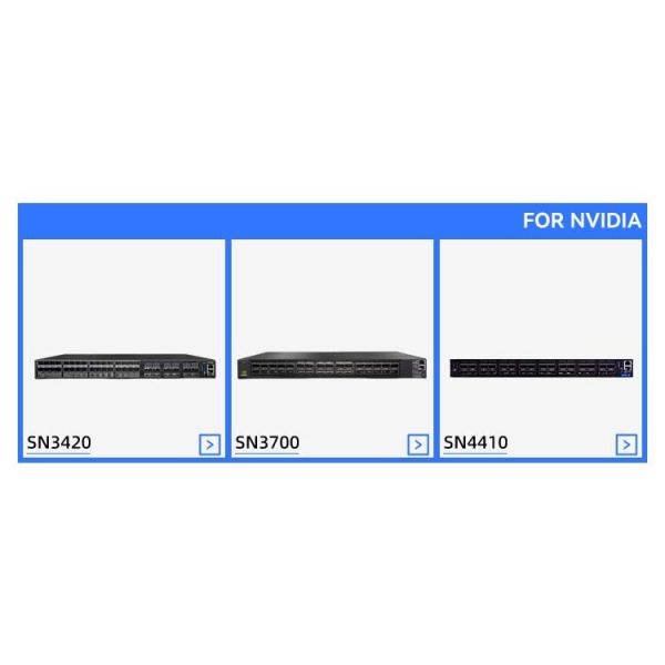NVIDIA SN3700C switch with 32 ports and Spectrum-2 ASIC