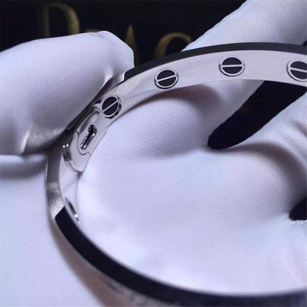 C Black nail full sky star bracelet  18k gold  white gold yellow gold rose gold Jewelry factory in Shenzhen, China