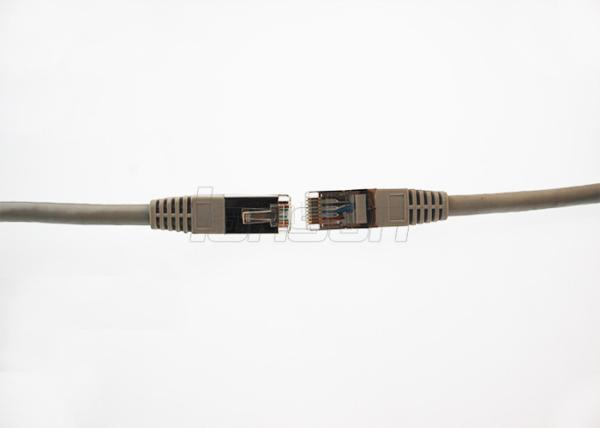 Cabo de remendo de cobre puro CAT6A do conector RJ45 do PE 1m do PVC do ftp LSZH de UTP