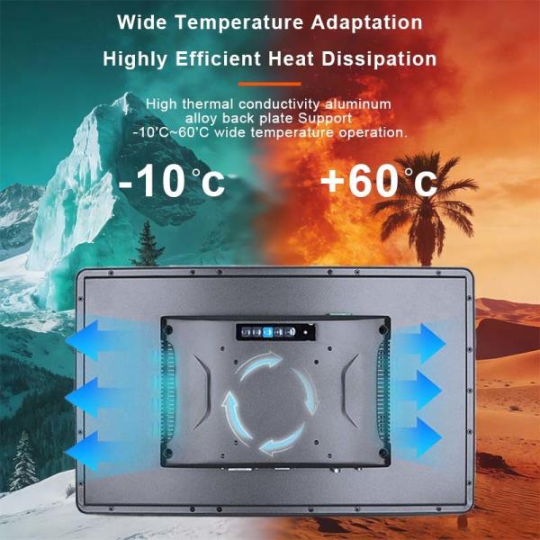 43 Inch Industrial CCTV Monitor with Full HD Resolution 178° Viewing Angle and 60,000 Hours Service Life