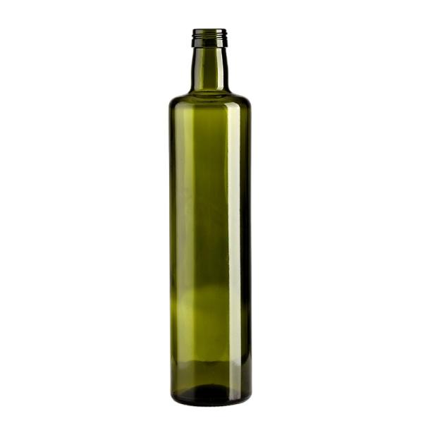 Customer's Choice 500ml Cylindrical Green Condiment Glass Bottles for Olive Oil 250ml