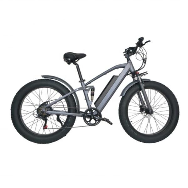 Full Suspension MTB Electric Mountain Bike With 750W Motor And Lithium Battery
