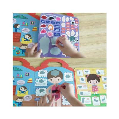 custom Seal Sticker Label full color Release Paper Sticker Book