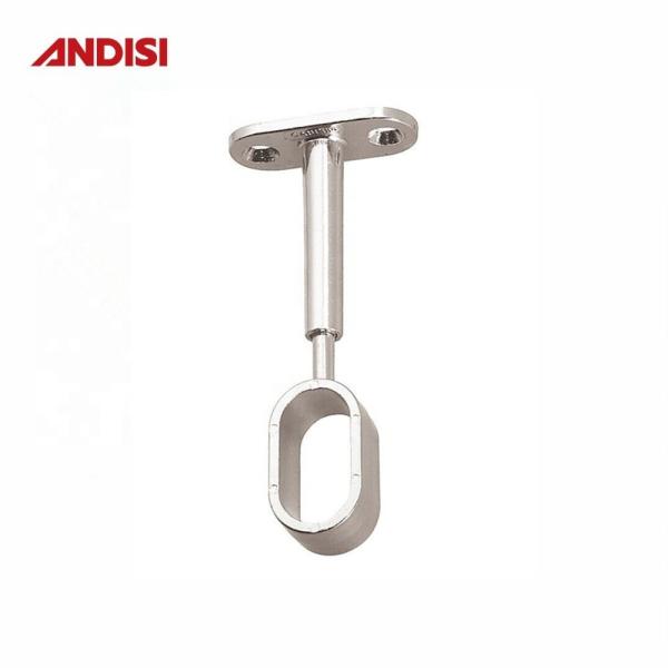 Other Furniture Hardware Wardrobe Fitting Adjustable Height Oval Pipe Support Bracket
