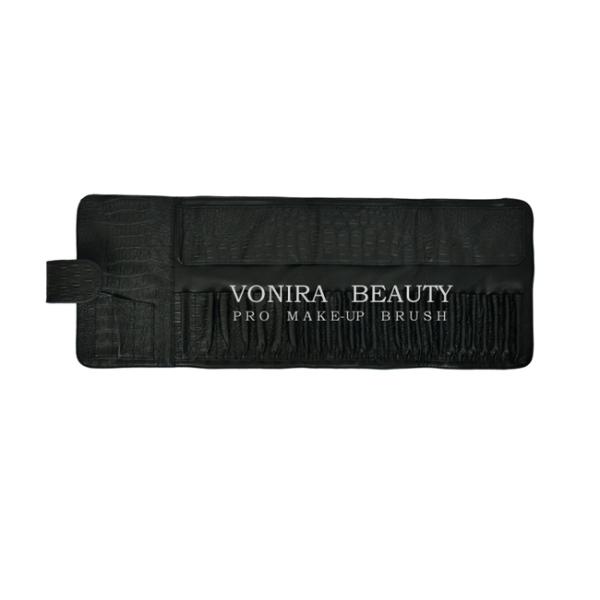 17/30/37 кож крокодила сумки случая карандаша ручки мешка чесального валка профессионального макияжа слотов косметических