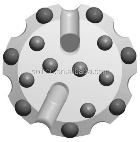 M30 M40 M50 M60 M80 Shank DTH Drill Bits 3.5 - 12 Inch Carburized Steel Down The Hole Drill Bits