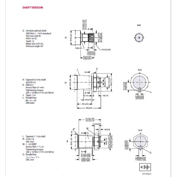 Speed Hydraulic Winch Motor with Torque Range of 475-1570 N.m and Max Speed of 775-153 rpm