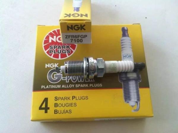 High Performance Platinum Auto Spark Plugs ZFR6FGP 7100 , NGK G-Power