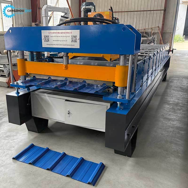 Color Steel PLC Control IT4 ibr Profile Roofing Sheet Roof Roll Forming Machine
