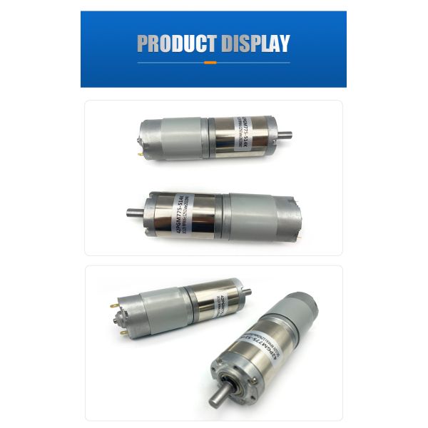 High Torque 12V 24V DC Planetary Gear Motor Custom 42mm For Electronic Locks