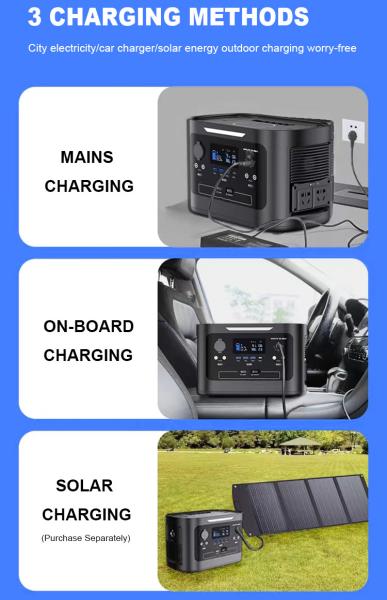 Outdoor Portable Power Station Generator Camping Lithium Battery Power Supply