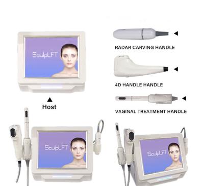 No Bleeding Vmax HIFU Machine , 0.1J - 2J 4D Ultrasound Face Lift Machine