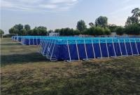 25Mx5M Estrutura metálica de uma piscina de telhado de PVC exterior