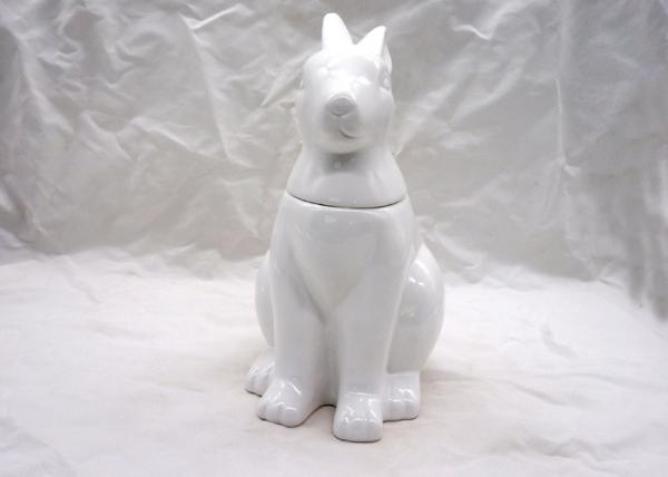 Beautiful Dolomite Rabbit Cookie Jar Gold Printing Ears For Food Container