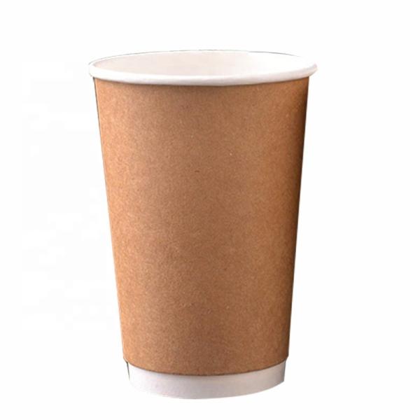 Wholesale Customized logo Food Grade Eco-friendly Pulp Non Plastic Water-based Coating Hot Drinks Coffee Milk Paper Cups
