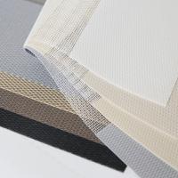 Tecido horizontal de proteção solar Zebra 100% Poliéster Dupla Camada Blindes Tecido