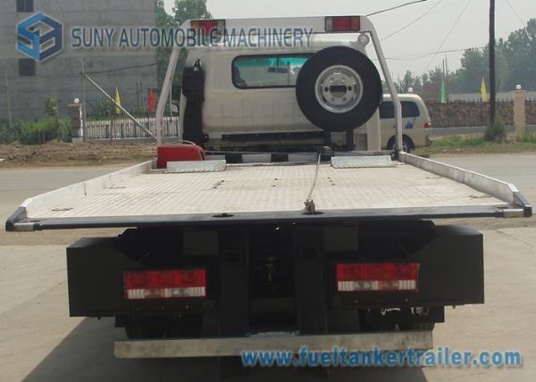 JAC 3 Ton / 5 Ton 4 X 2 Flatbed Wrecker Truck With Single Row Cap